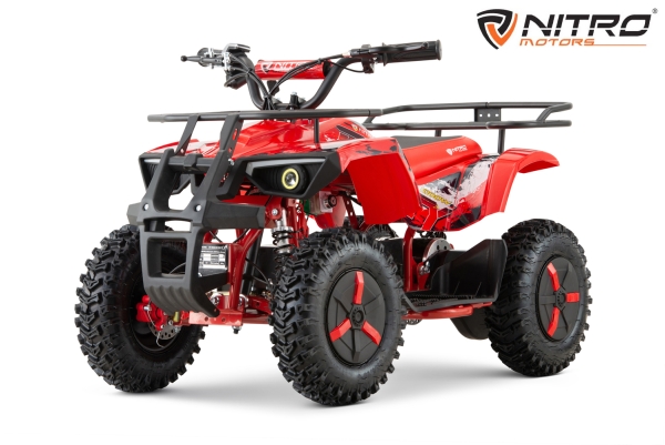 NITRO MOTORS 1000W Eco mini Kinder Quad Dusty Snowy-Profile L Sport 6"